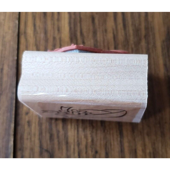 Stampin Up! Lot of 5 Wood Mounted Stamps Hats Off Boa Babe - Picture 10 of 13